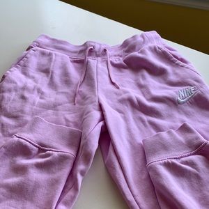 Nike pink sweatpants size Kids XL excellent condition worn once